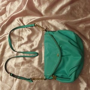 Juicy Couture teal shoulder bag